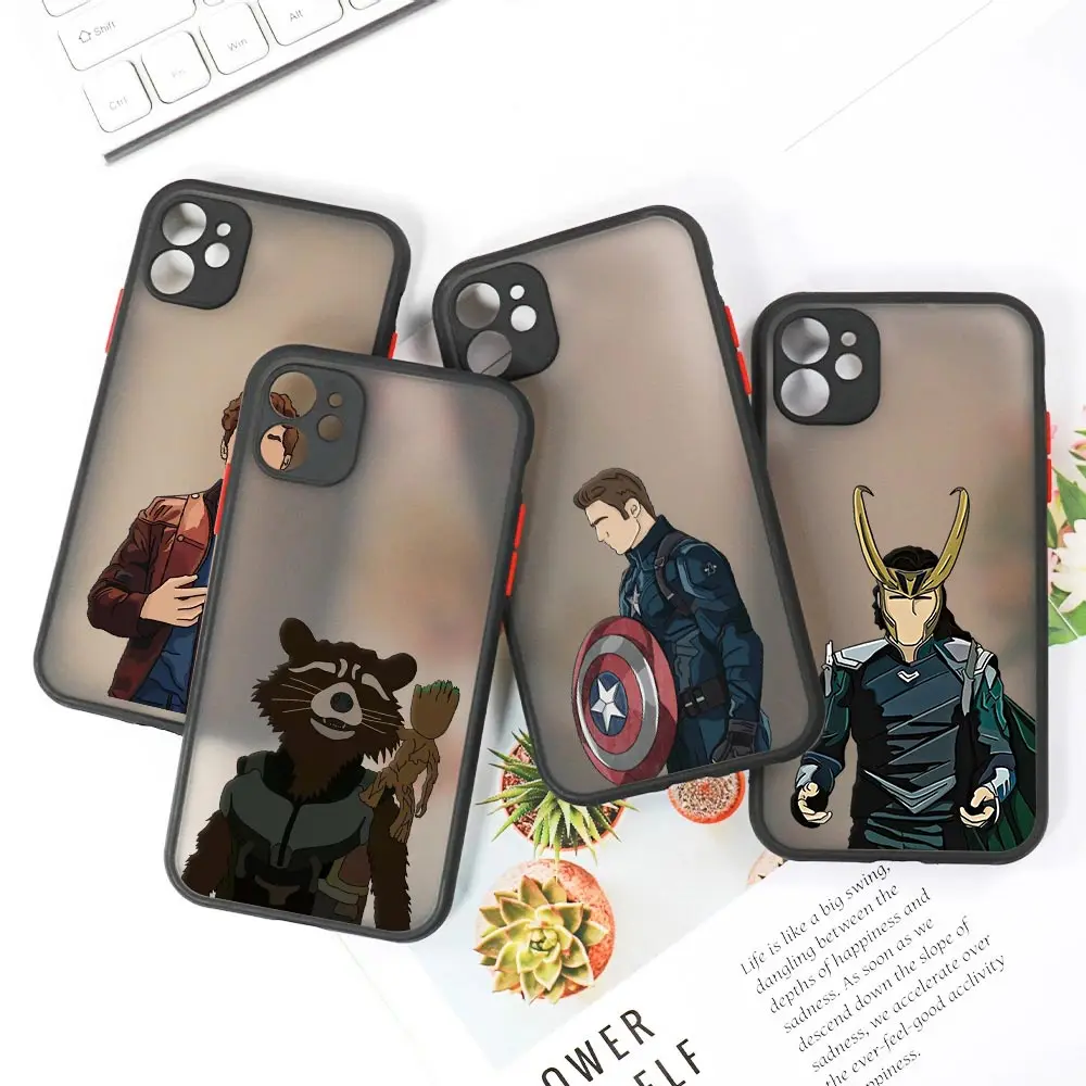 Faceless Marvel Groot Captain America Clear Cases For iPhone 14 13 Pro Max 12 11 Pro SE X XS XR 7 8 Plus Fundas Matte Back Cover
Faceless Marvel Groot Captain America Clear Cases For iPhone 14 13 Pro Max 12 11 Pro SE X XS XR 7 8 Plus Fundas Matte Back Cover