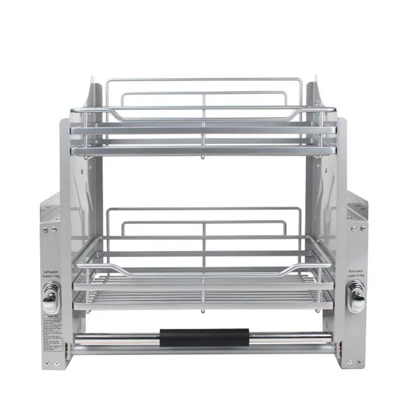 Kitchen Hanging Cabinet Lifting Pull Basket Dish&Bowl Racks Damping Buffer 4-speed Adjustment Drawer Baskets
Kitchen Hanging Cabinet Lifting Pull Basket Dish&Bowl Racks Damping Buffer 4-speed Adjustment Drawer Baskets