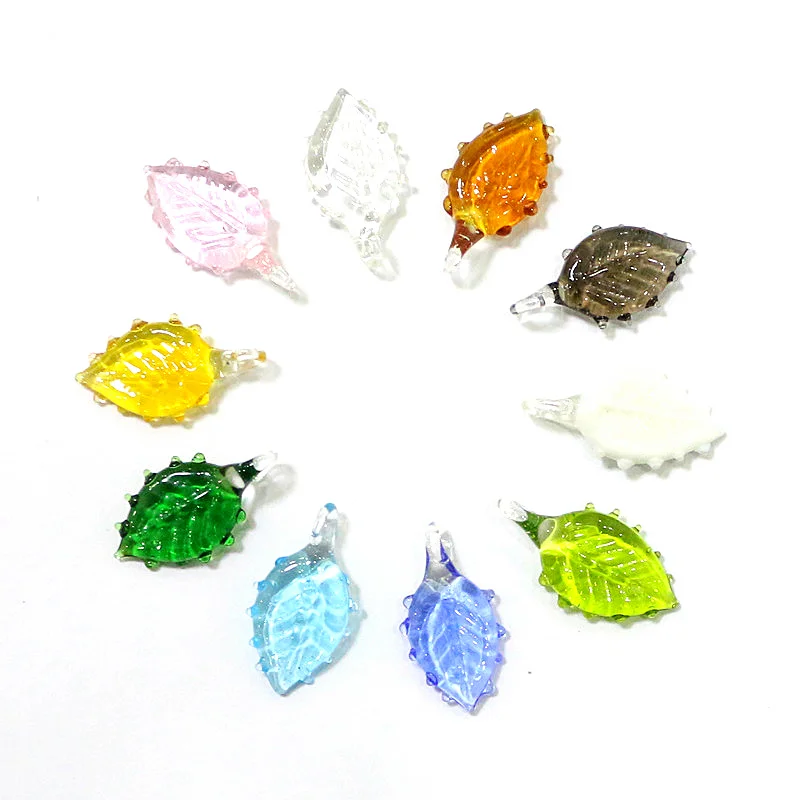10PCS Colorful Mini Cute Glass Leaf Charm Pendant Easter Decor Tiny Plant Ornaments Fashion DIY Women Jewelry Making Accessories
10PCS Colorful Mini Cute Glass Leaf Charm Pendant Easter Decor Tiny Plant Ornaments Fashion DIY Women Jewelry Making Accessories