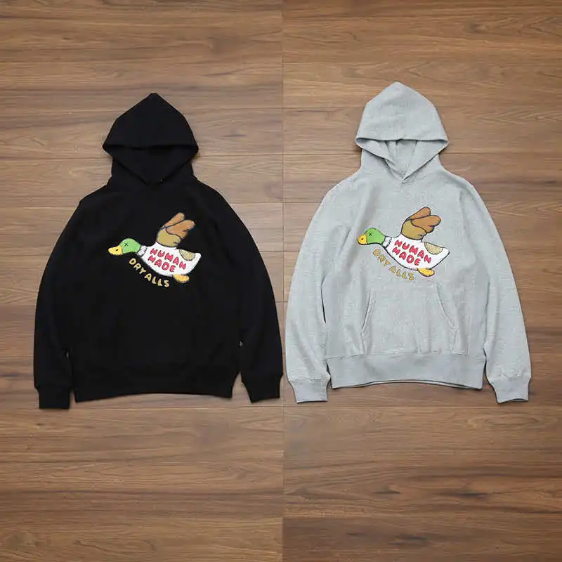 Human Made Hoodies Men Women Fleece Cartoon Flying Duck Oversized Hooded Sweatshirts
Human Made Hoodies Men Women Fleece Cartoon Flying Duck Oversized Hooded Sweatshirts