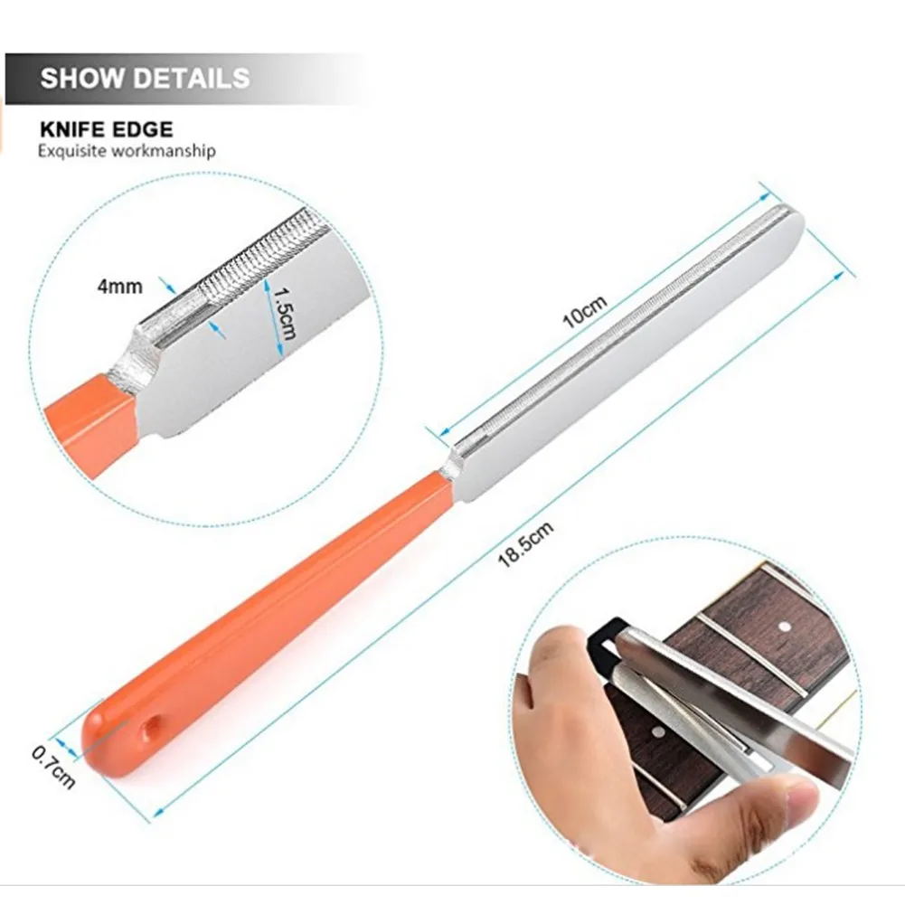 7.8 * 2.2 / 1.3 * 0.1cm Guitar Luthiers Repair Tool Crowning File Grinding Guitar Leveling Luthiers Protectors
7.8 * 2.2 / 1.3 * 0.1cm Guitar Luthiers Repair Tool Crowning File Grinding Guitar Leveling Luthiers Protectors