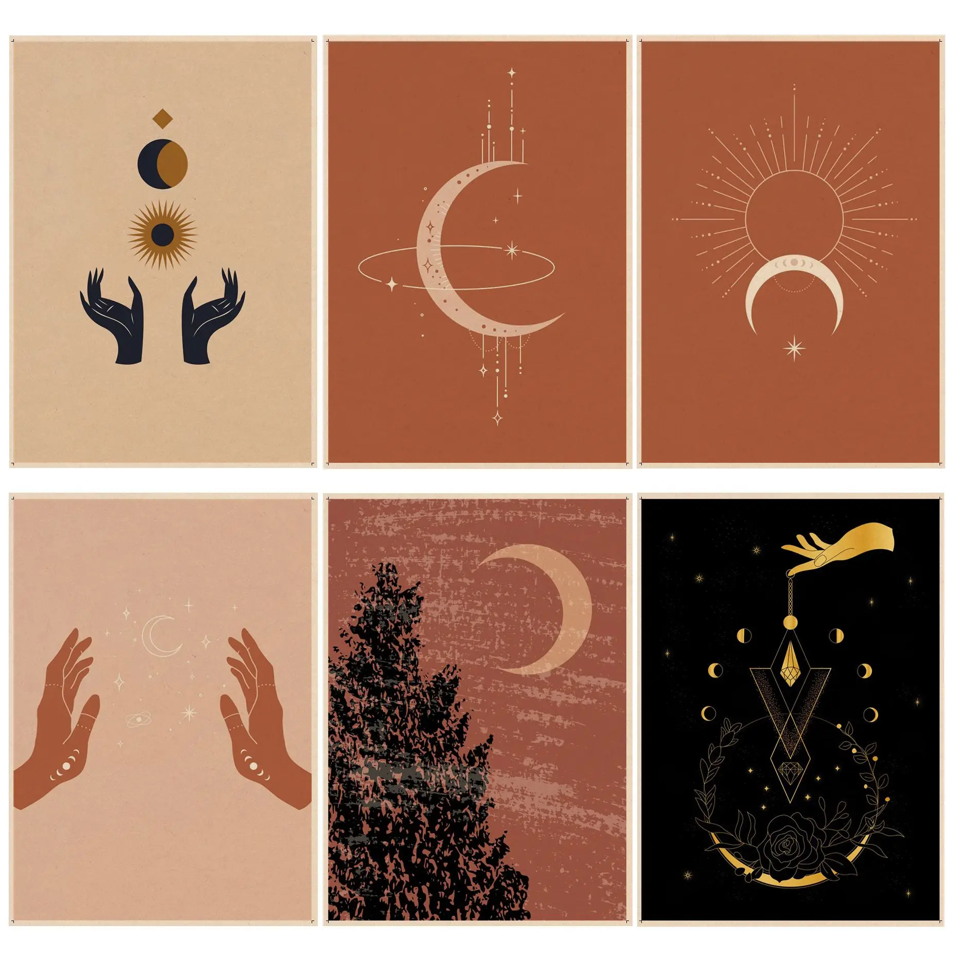 Hand Sun And Moon Good Quality Prints And Posters Kraft Paper Sticker DIY Room Bar Cafe Vintage Decorative Painting
Hand Sun And Moon Good Quality Prints And Posters Kraft Paper Sticker DIY Room Bar Cafe Vintage Decorative Painting
