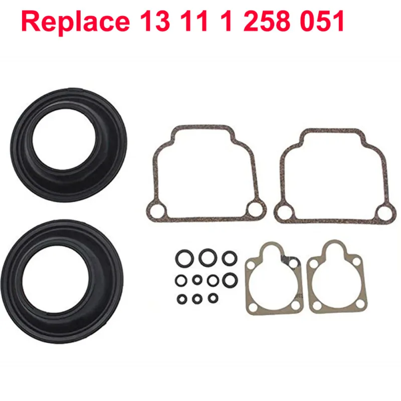 

1x Car Carburetor Repair Kit Rebuild Kit For BMW R65 R75 R80 R90 Airhead CV 32mm BING Carb 13111258051 Car Accessories