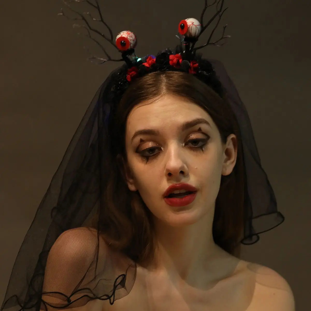 Veil Headband Goth Accessories Cosplay Party Hair Jewelry Funny Gothic Headpiece Women Halloween Pumpkin Head Hoop
Veil Headband Goth Accessories Cosplay Party Hair Jewelry Funny Gothic Headpiece Women Halloween Pumpkin Head Hoop