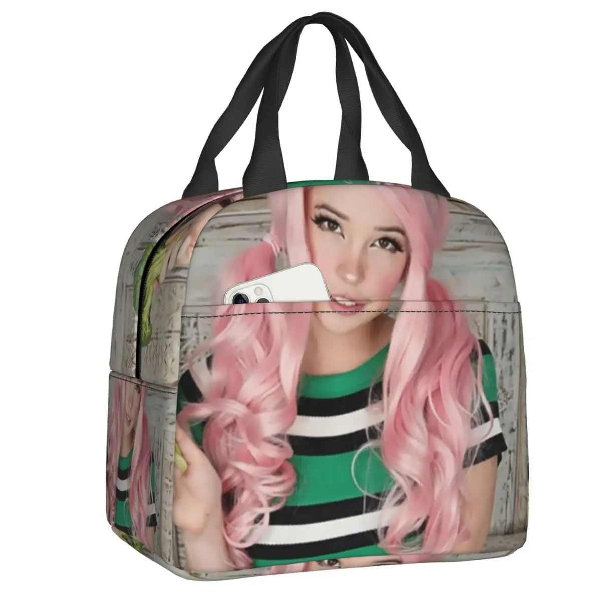 British Internet Celebrity Belle Delphine Insulated Lunch Bags for Camping Travel Waterproof Cooler Thermal Bento Box Women Kids
British Internet Celebrity Belle Delphine Insulated Lunch Bags for Camping Travel Waterproof Cooler Thermal Bento Box Women Kids