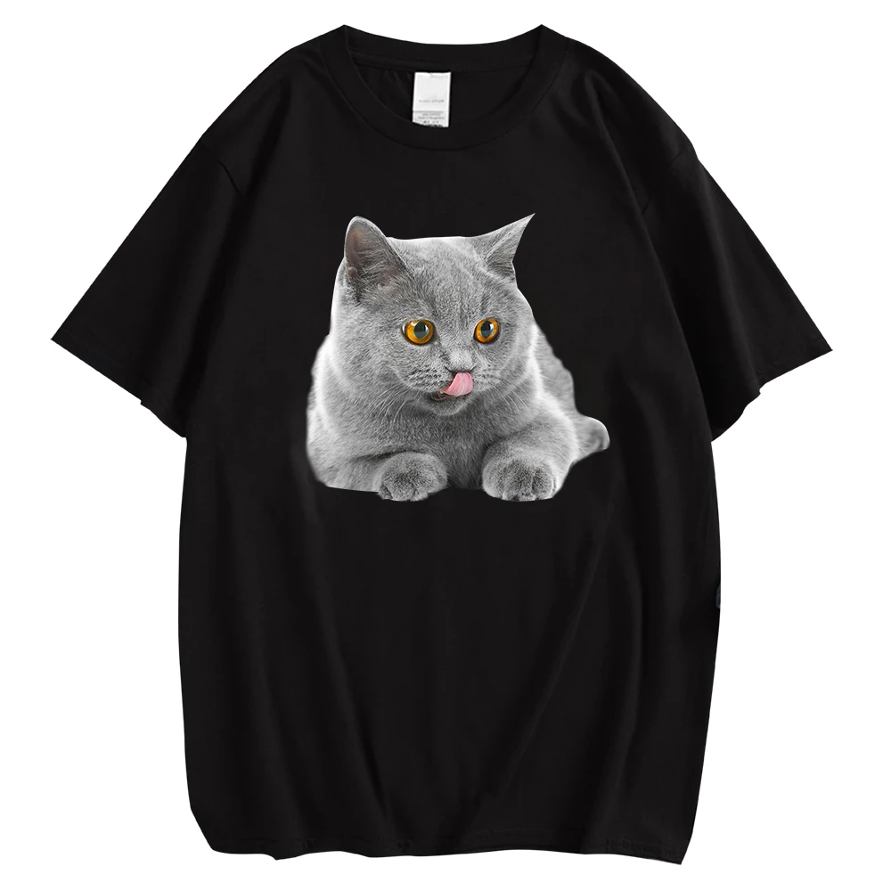 CLOOCL Cute Animals T-shirt Funny British Shorthair T-shirts Black 100% Cotton Pullovers Tops Fashion Printed Tees Hip Hop Tees
CLOOCL Cute Animals T-shirt Funny British Shorthair T-shirts Black 100% Cotton Pullovers Tops Fashion Printed Tees Hip Hop Tees