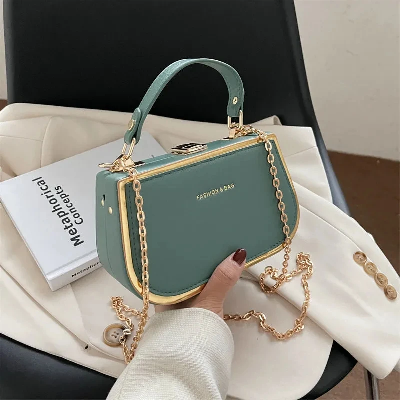 Box Bags New Top Fashion Tote Women's Handbags Purses PU Leather Chain Women Shoulder Crossbody Shell Lock Bag Hand Bags
Box Bags New Top Fashion Tote Women's Handbags Purses PU Leather Chain Women Shoulder Crossbody Shell Lock Bag Hand Bags