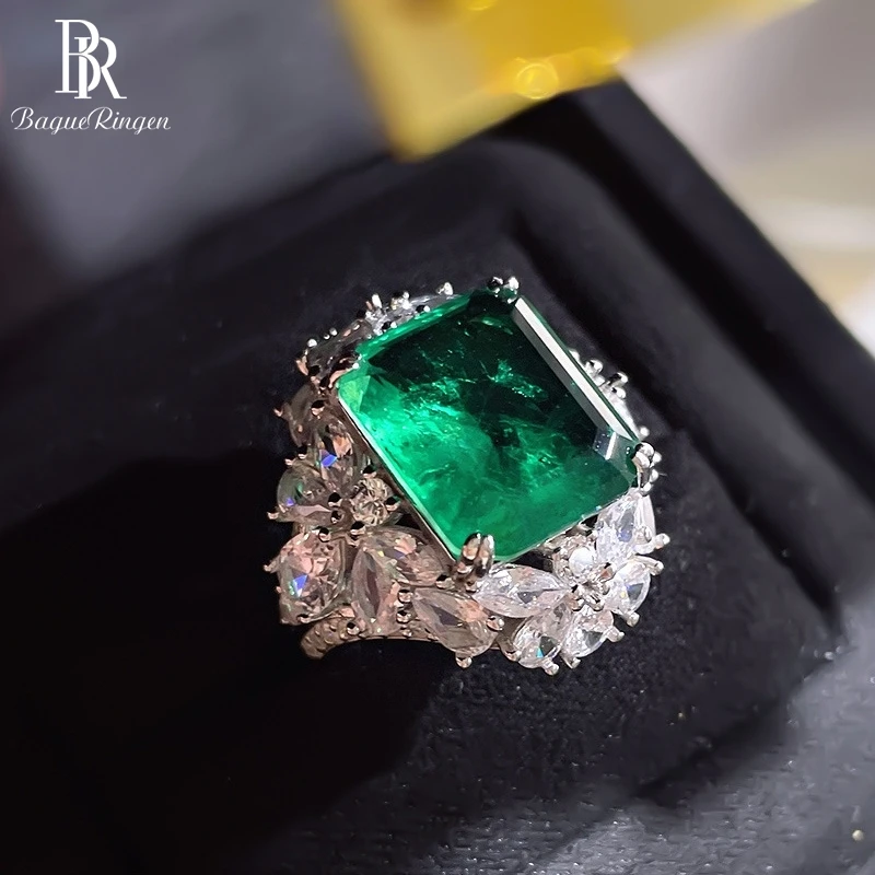 Bague Ringen 925 Sterling Silver Emerald Rings For Women 12*14mm Square Green Gemstone Wedding Anniversary Party Female Gifts
Bague Ringen 925 Sterling Silver Emerald Rings For Women 12*14mm Square Green Gemstone Wedding Anniversary Party Female Gifts