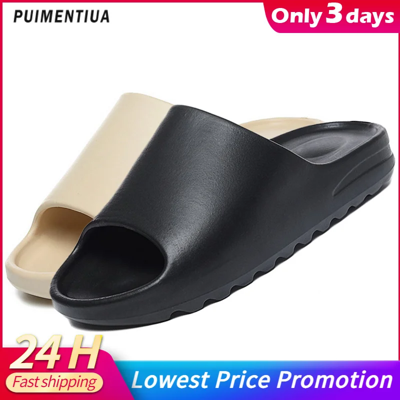 High Quality EVA Soft Thick Soled Men Slippers Women's Summer Fashion Wear Slippers Home Sandals Men's Beach Shoes 2023 New
High Quality EVA Soft Thick Soled Men Slippers Women's Summer Fashion Wear Slippers Home Sandals Men's Beach Shoes 2023 New
