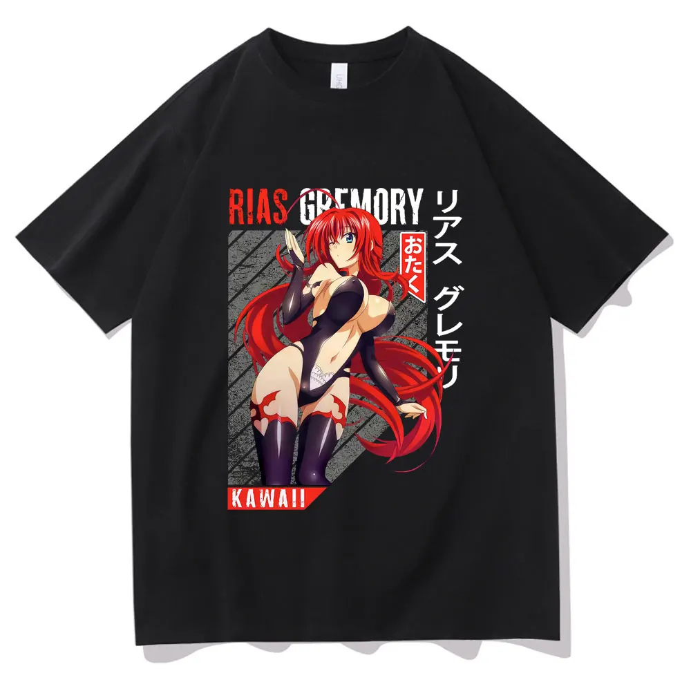 Anime High School DxD Tshirt Rias Gremory T Shirt Funny Men Women Oversized Cotton Tshirt Short-sleeved Summer Unisex T-shirts
Anime High School DxD Tshirt Rias Gremory T Shirt Funny Men Women Oversized Cotton Tshirt Short-sleeved Summer Unisex T-shirts