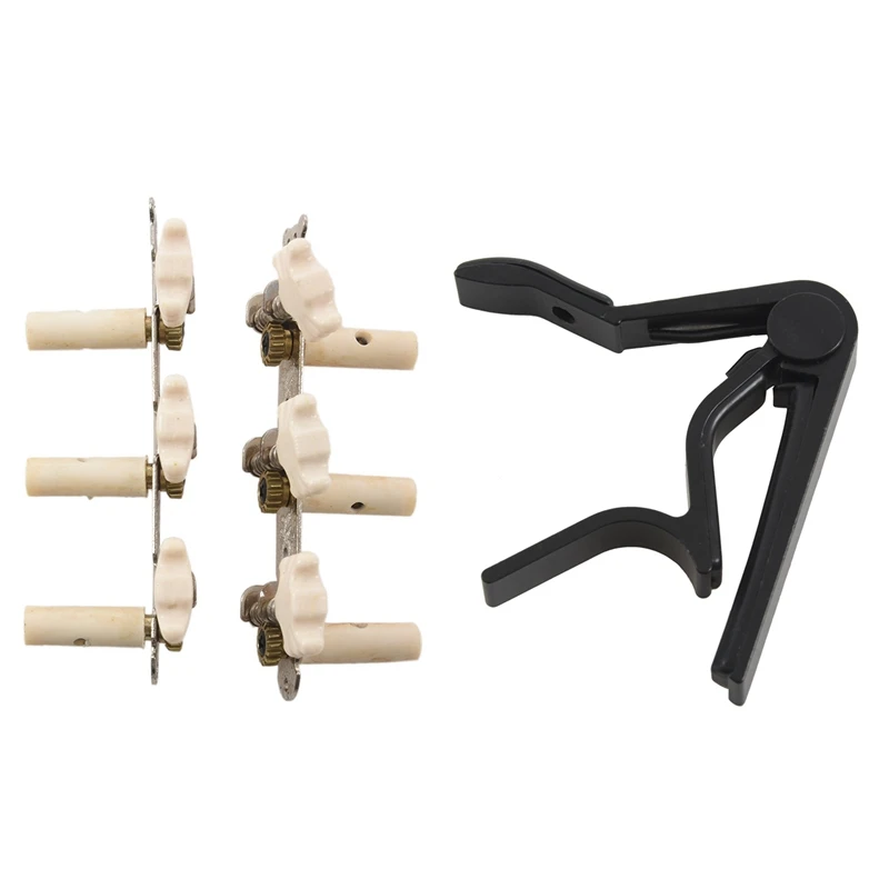 2X Classic Guitar String Tuning Pegs Tuners & 1X Good Fun Achievements Acoustic Electric Guitar Trigger Change Capo
2X Classic Guitar String Tuning Pegs Tuners & 1X Good Fun Achievements Acoustic Electric Guitar Trigger Change Capo