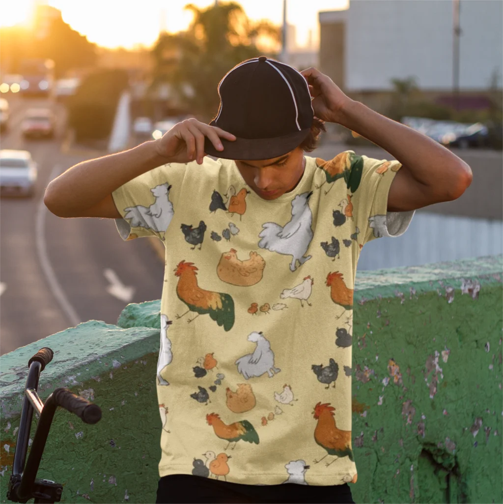 Chicken T Shirt Cute Polyester Basic T-Shirt Short-Sleeve Printed Tee Shirt Oversize Male
Chicken T Shirt Cute Polyester Basic T-Shirt Short-Sleeve Printed Tee Shirt Oversize Male
