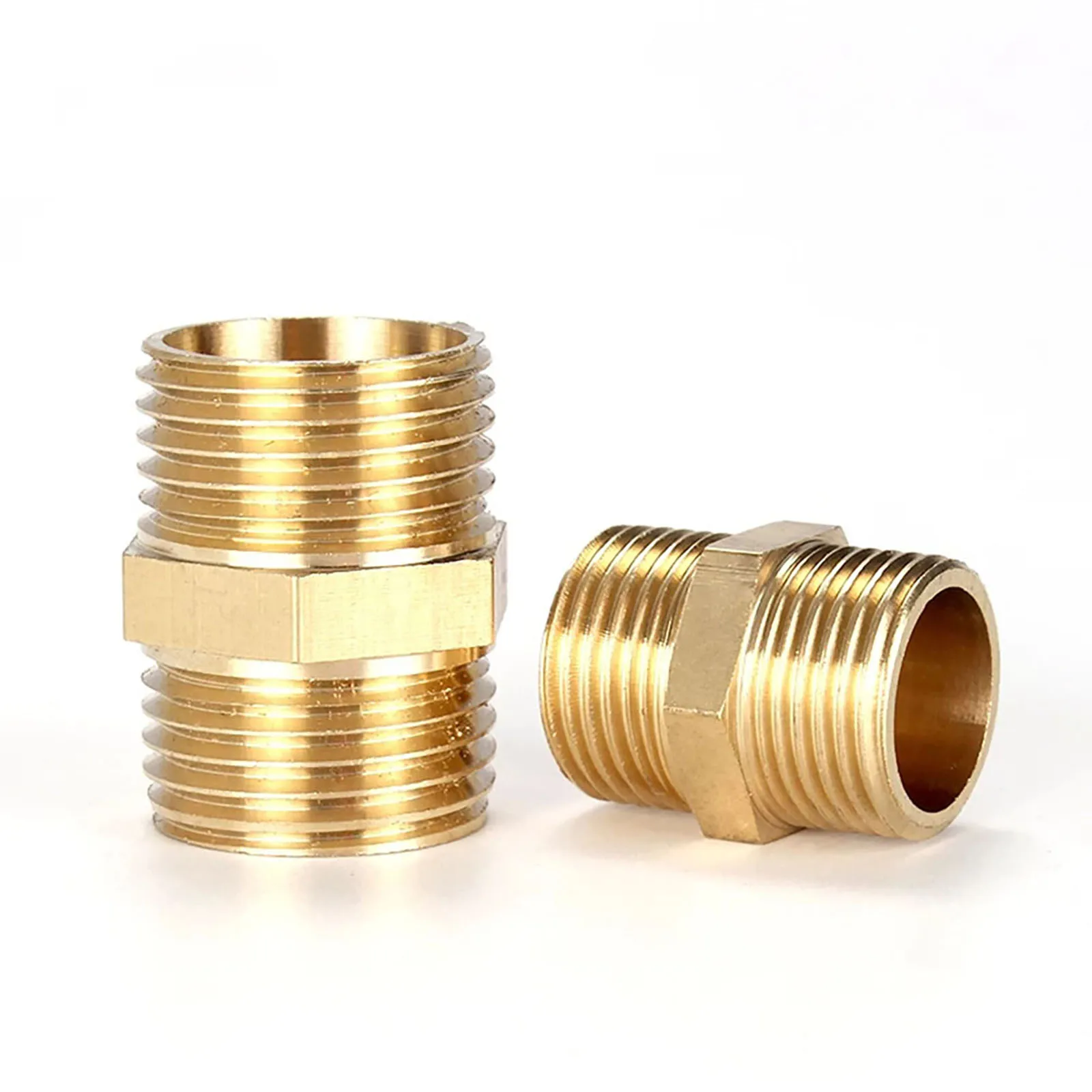Brass Pipe Hex Nipple Fitting Quick Coupler Adapter 1/8 1/4 3/8 1/2 3/4 1 BSP Male To Male Thread Water Oil Gas Connector
Brass Pipe Hex Nipple Fitting Quick Coupler Adapter 1/8 1/4 3/8 1/2 3/4 1 BSP Male To Male Thread Water Oil Gas Connector