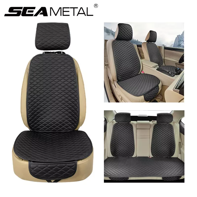 Leather Car Seat Cover Anti Slip Seat Cushion Easy to Clean Split Breathable Mat Universal Front Rear Seat Protector Covers
Leather Car Seat Cover Anti Slip Seat Cushion Easy to Clean Split Breathable Mat Universal Front Rear Seat Protector Covers