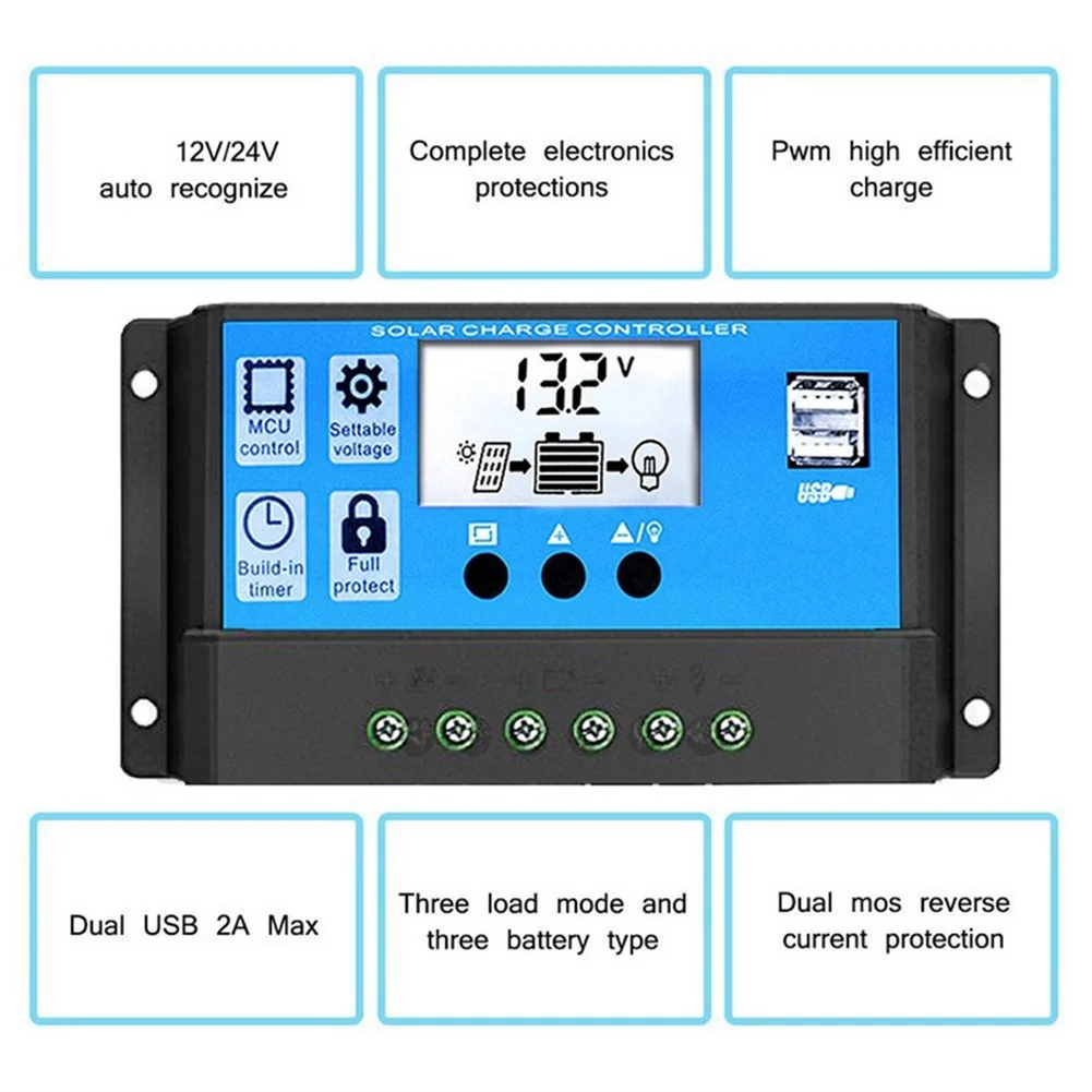 Inverter Kit Solar Accessory Kit Solar Power Supplies With Battery Clip 18W 18V Solar Panel 30A 12V/24VController
Inverter Kit Solar Accessory Kit Solar Power Supplies With Battery Clip 18W 18V Solar Panel 30A 12V/24VController