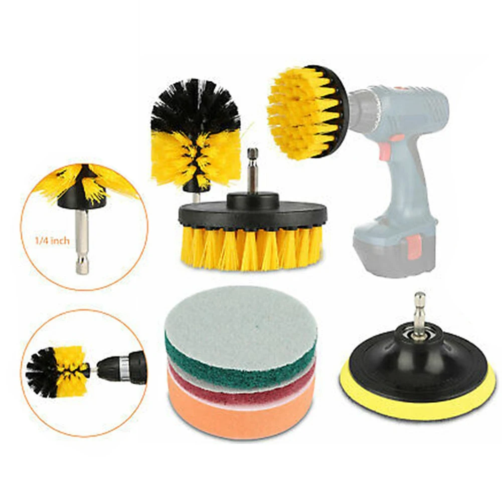 6Pcs Electric Drill Brush Kit Electric Cleaning Brush Tool For Tile Bathroom Kitchen Round Plastic Scrubber Brushes 100mm
6Pcs Electric Drill Brush Kit Electric Cleaning Brush Tool For Tile Bathroom Kitchen Round Plastic Scrubber Brushes 100mm