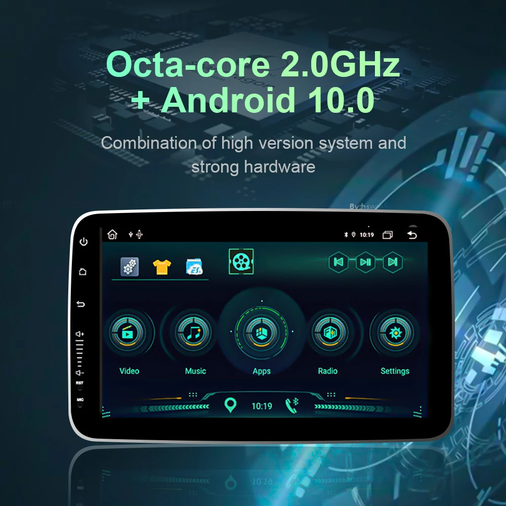 Автомагнитола Unversal, 1DIN, Android 10, 8 + 128 ГБ, Восьмиядерный процессор, 4G, Wi-Fi, DSP, GPS, громкая связь
Автомагнитола Unversal, 1DIN, Android 10, 8 + 128 ГБ, Восьмиядерный процессор, 4G, Wi-Fi, DSP, GPS, громкая связь