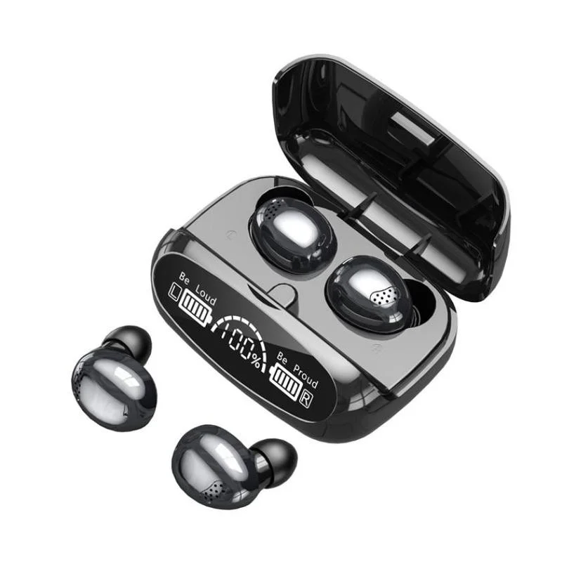 M32 Large Screen Digital Display Sports Waterproof Bluetooth Headset Electroplating In-ear Bluetooth Headset
M32 Large Screen Digital Display Sports Waterproof Bluetooth Headset Electroplating In-ear Bluetooth Headset