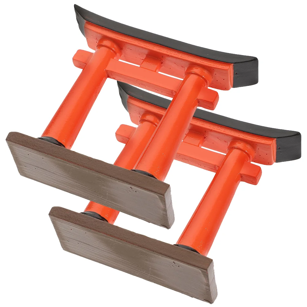 2 Pcs Mini Toys Japanese Torii Gate House Props Tiny Ornaments Toy Mini Models Resin Decor Miniature Crafts
2 Pcs Mini Toys Japanese Torii Gate House Props Tiny Ornaments Toy Mini Models Resin Decor Miniature Crafts