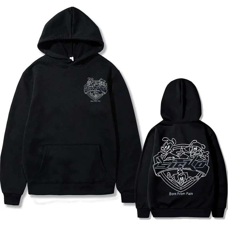 Sicko Born From Pain Double Sided Print Hoodie Funny Mouse Graphic Sweatshirt Man Streetwear Men Women Fashion Hip Hop Hoodies
Sicko Born From Pain Double Sided Print Hoodie Funny Mouse Graphic Sweatshirt Man Streetwear Men Women Fashion Hip Hop Hoodies