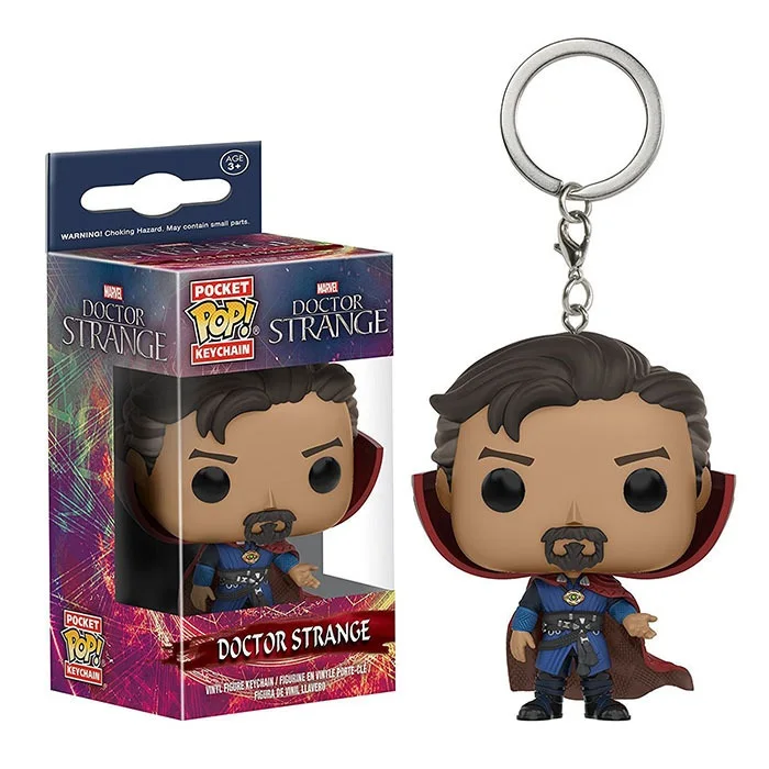 FUNKO Супергерой Доктор Стрэндж Фигурка Карманный Брелок Коллекция Модель Игрушки