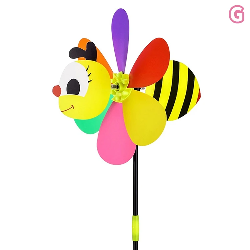 Windmill Animal Bee Six Colors Three-dimensional Windmill Cartoon Children Toys Home Garden Decoration Wind Spinner Whirligig
Windmill Animal Bee Six Colors Three-dimensional Windmill Cartoon Children Toys Home Garden Decoration Wind Spinner Whirligig