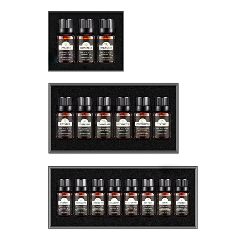3/6/8 Bottle/box 10ml Aromatherapy Pure Essential Oil Set Aroma Diffuser Peppermint Plant Oil Scented Body Massage Oil Drop Ship
3/6/8 Bottle/box 10ml Aromatherapy Pure Essential Oil Set Aroma Diffuser Peppermint Plant Oil Scented Body Massage Oil Drop Ship