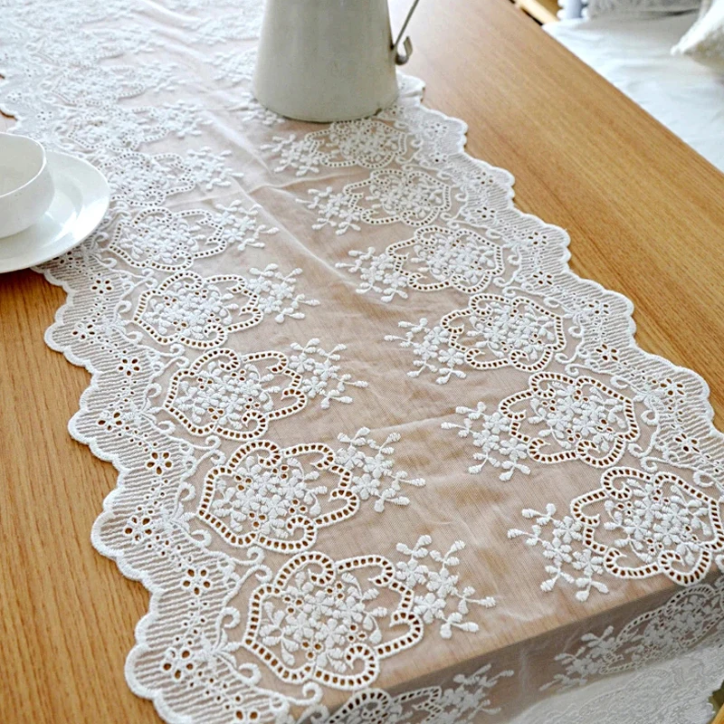 2 Yards Tablecloth Lace Fabric Embroidered Mesh 36CM Wide Wedding Decoration Clothing Decoration Garment Sewing
2 Yards Tablecloth Lace Fabric Embroidered Mesh 36CM Wide Wedding Decoration Clothing Decoration Garment Sewing