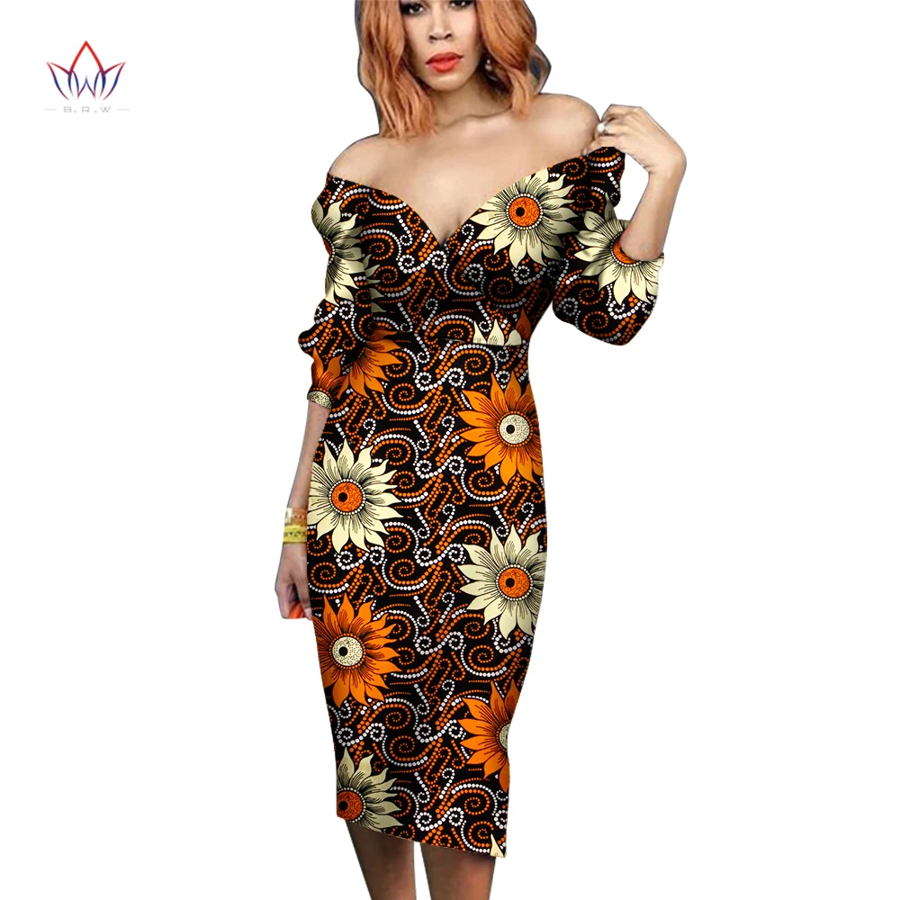 Bazin Riche African Dresses for Women Dashiki Ankara Print Sexy Off Shoulder Dresses Vestidos Women African Clothing WY6966
Bazin Riche African Dresses for Women Dashiki Ankara Print Sexy Off Shoulder Dresses Vestidos Women African Clothing WY6966