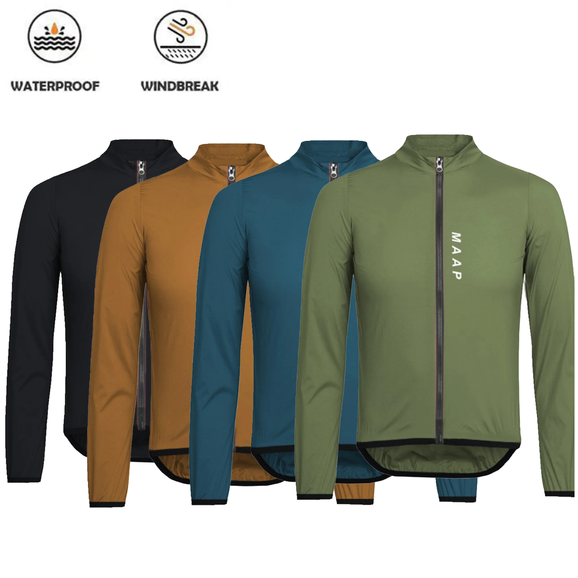 MAAP Autumn/Spring Men's Windproof Waterproof Cycling Long Sleeve Jacket Road Mtb Sportswear Bike Uniform Bicycle Jersey
MAAP Autumn/Spring Men's Windproof Waterproof Cycling Long Sleeve Jacket Road Mtb Sportswear Bike Uniform Bicycle Jersey