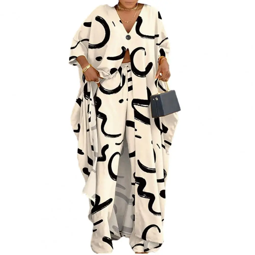 2Pcs/Set Loose Outfit Drawstring Casual Outfit Casual Full Length T-shirt Long Pants Outfit
2Pcs/Set Loose Outfit Drawstring Casual Outfit Casual Full Length T-shirt Long Pants Outfit