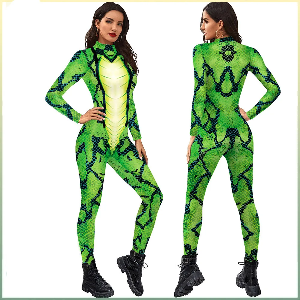 European American Halloween Animal Digital Print Jumpsuit 3D Animal Sexy Snake Leopard Tiger Liver Skull Jumpsuit Adult Custumes
European American Halloween Animal Digital Print Jumpsuit 3D Animal Sexy Snake Leopard Tiger Liver Skull Jumpsuit Adult Custumes