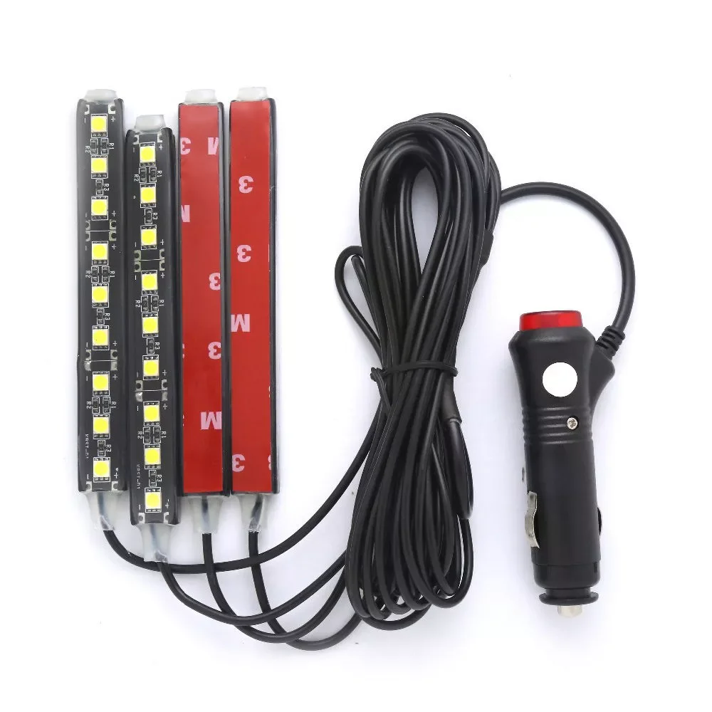 4PCS Ice Blue 9 LED Charger Interior Light Accessories Car SUV Floor Decorative Set 10W Decorative Atmosphere Lamp
4PCS Ice Blue 9 LED Charger Interior Light Accessories Car SUV Floor Decorative Set 10W Decorative Atmosphere Lamp