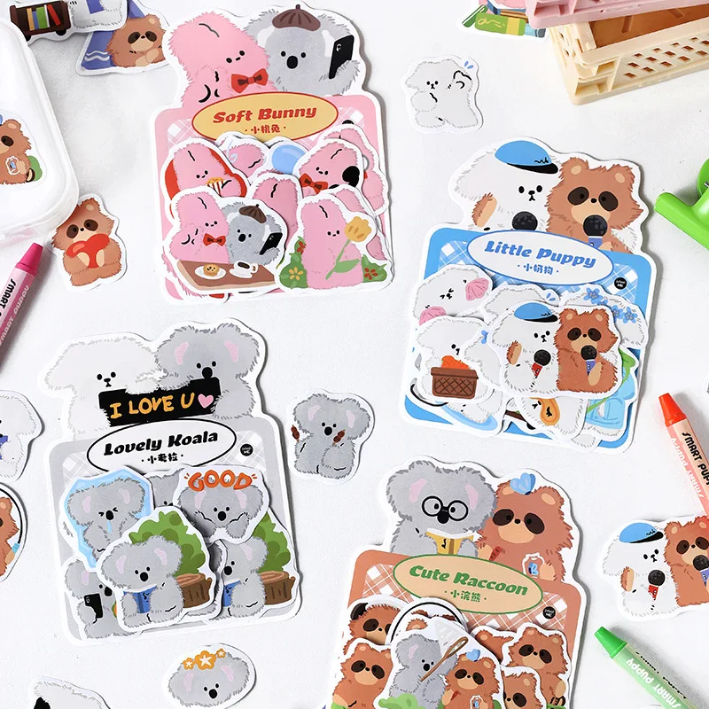 MOHAMM 40 PCS Lovley Animals Stickers for Handmade Scrapbooks Deco Journaling Craft Planners
MOHAMM 40 PCS Lovley Animals Stickers for Handmade Scrapbooks Deco Journaling Craft Planners