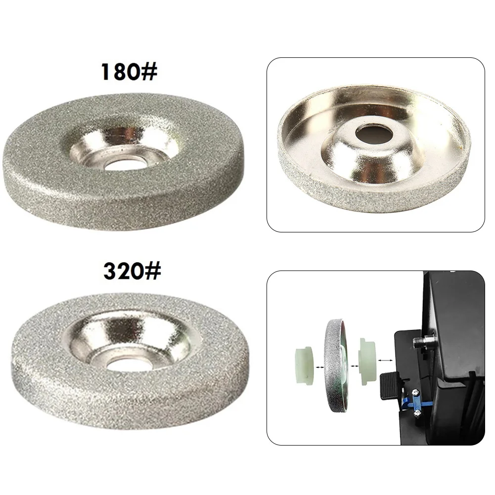 2pcs 180/320# Diamond Grinding Wheel Circle 50mm Diameter For Electric Sharpener Grinder Cutting Rebar Power Tools Part
2pcs 180/320# Diamond Grinding Wheel Circle 50mm Diameter For Electric Sharpener Grinder Cutting Rebar Power Tools Part