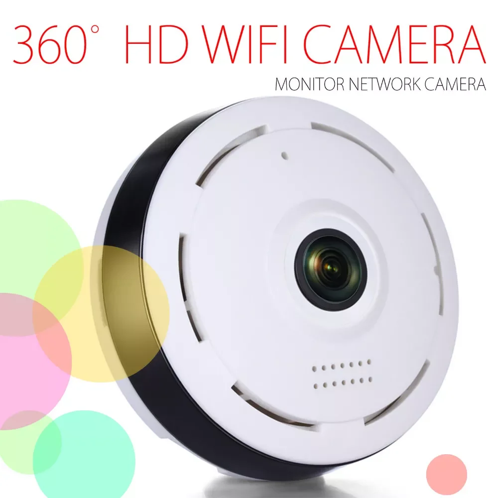 HD 360 Degree Panoramic Wide Angle MINI CCTV Camera Smart IPC Wireless Fisheye IP Camera P2P 1080P HD Home Security Wifi Camera
HD 360 Degree Panoramic Wide Angle MINI CCTV Camera Smart IPC Wireless Fisheye IP Camera P2P 1080P HD Home Security Wifi Camera