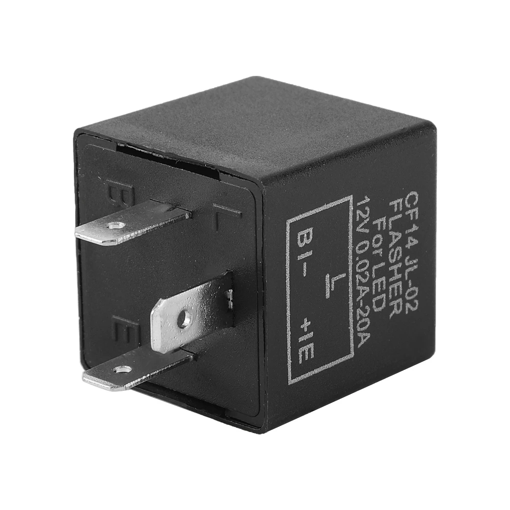 Turn Signal Indicator 12V 3Pins Adjustable LED Flasher Relay Fix Blinker Indicator CF14 LED Flasher Relay LED Flasher Relay LED
Turn Signal Indicator 12V 3Pins Adjustable LED Flasher Relay Fix Blinker Indicator CF14 LED Flasher Relay LED Flasher Relay LED