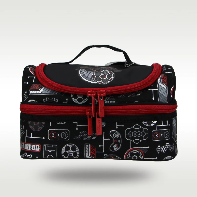 Australia Smiggle original hot-selling children's lunch bag boy cool black and red football lunch box fruit box tote bag
Australia Smiggle original hot-selling children's lunch bag boy cool black and red football lunch box fruit box tote bag