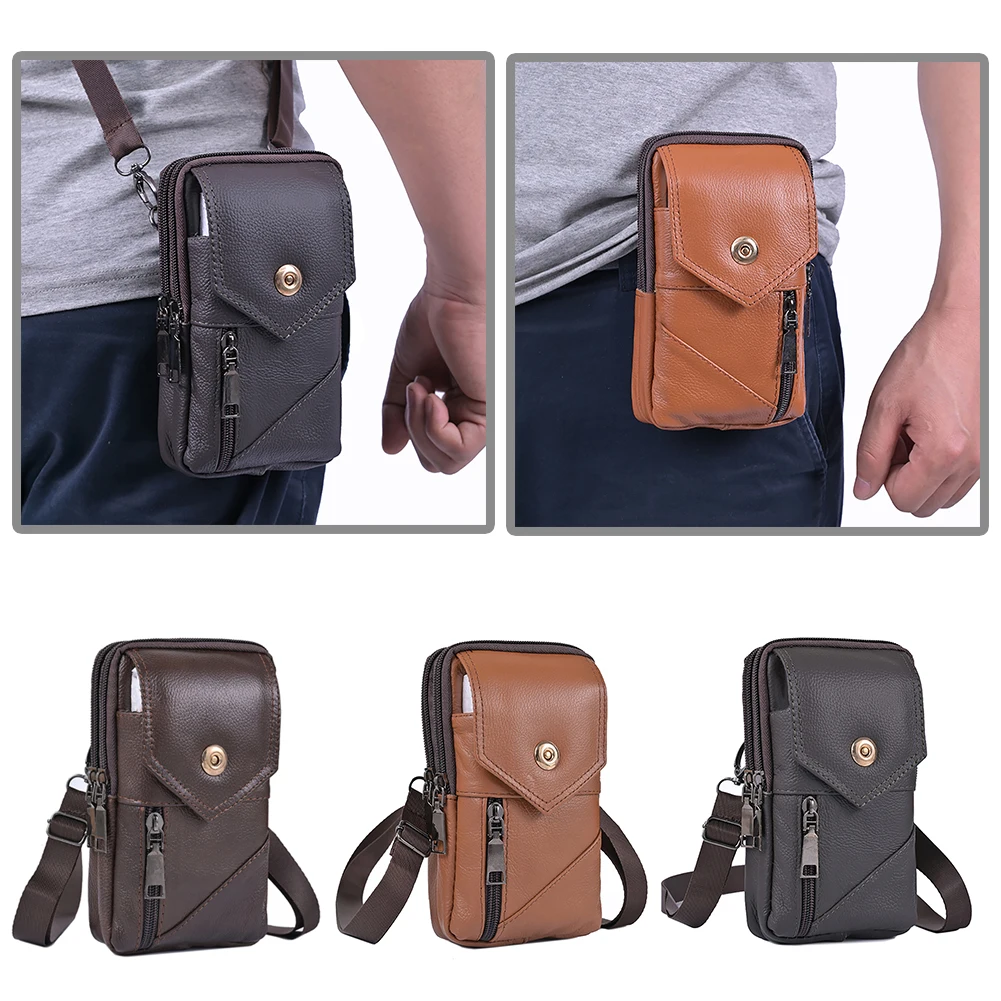 Men Cowhide Leather Shoulder Crossbody Bag Waist Fanny Pack Male Belt Bum Bag Travel Outdoor Cycling Running Messenger Handbags
Men Cowhide Leather Shoulder Crossbody Bag Waist Fanny Pack Male Belt Bum Bag Travel Outdoor Cycling Running Messenger Handbags
