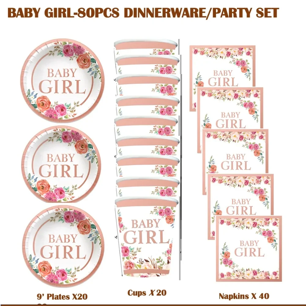 80pcs 20People Use Baby Girls Theme Party Supplies School Home Events Baby shower Wedding Birthday Decorations Disposable Cups
80pcs 20People Use Baby Girls Theme Party Supplies School Home Events Baby shower Wedding Birthday Decorations Disposable Cups