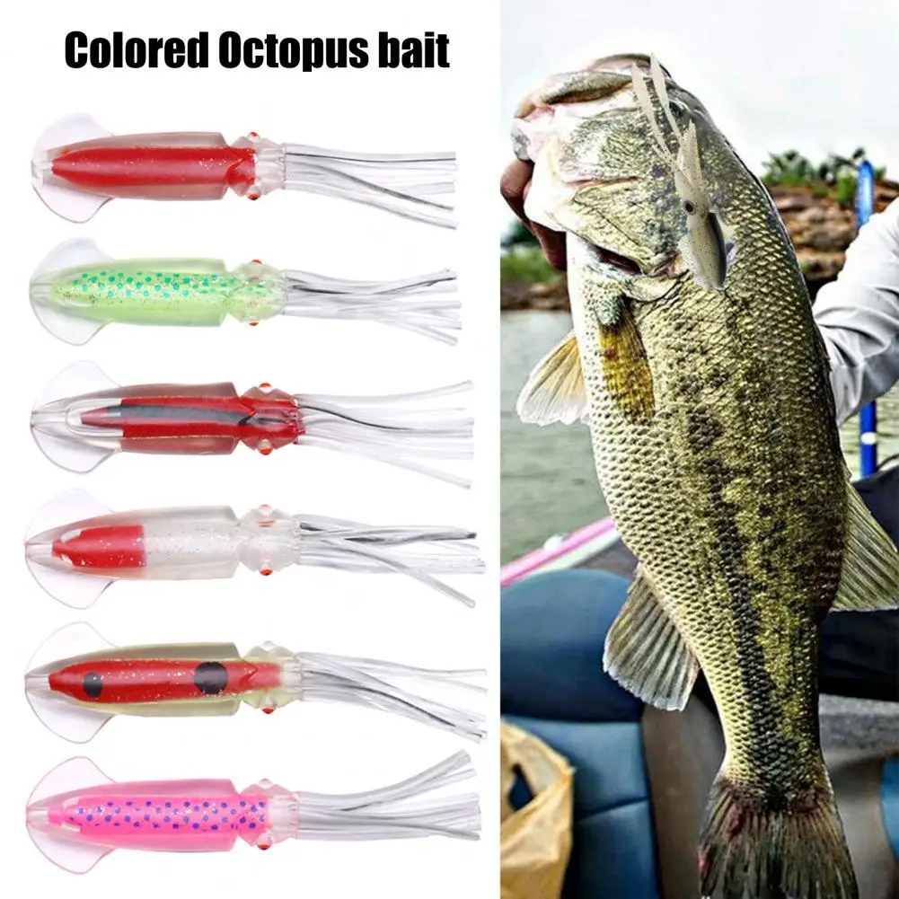 12cm 12.7g/15cm 20g Fishing Lure Bright Color Vivid Lightweight Easy Installation Soft Squid Fishing Bait for Fishing Lover
12cm 12.7g/15cm 20g Fishing Lure Bright Color Vivid Lightweight Easy Installation Soft Squid Fishing Bait for Fishing Lover