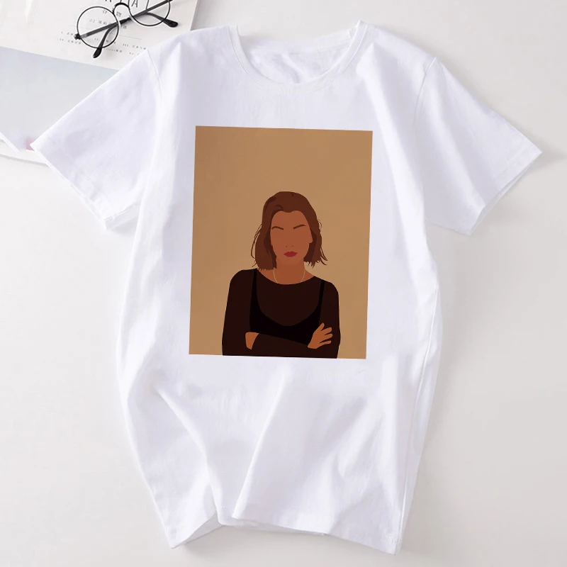 Футболка женская с милым графическим принтом, простая модная летняя одежда с мультяшным принтом для девушек, топ, футболка 
Футболка женская с милым графическим принтом, простая модная летняя одежда с мультяшным принтом для девушек, топ, футболка