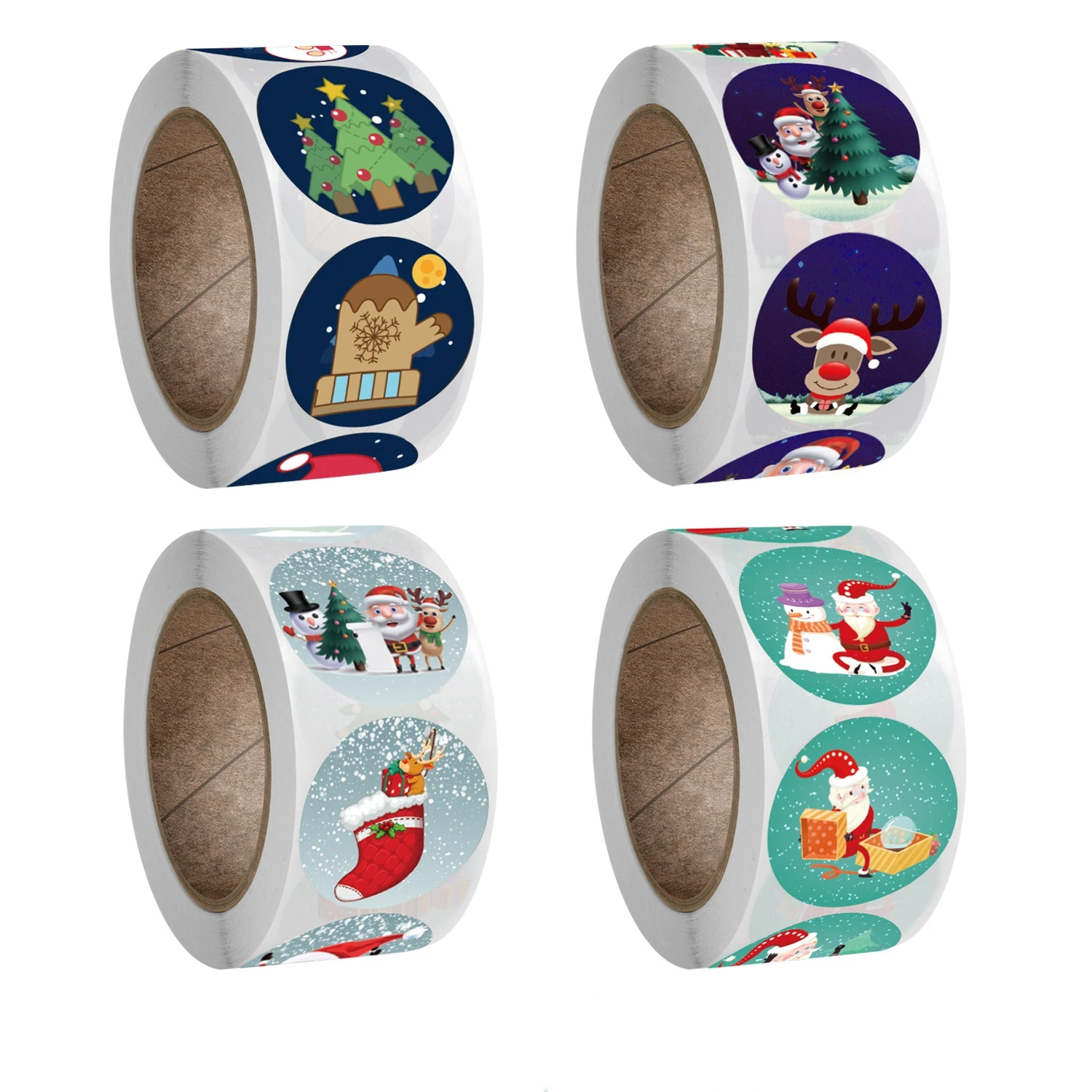 500pcs/roll 1inch Round Christmas Gifts Decoration Stickers 8 Different Circle Xmas and Snowman Labels
500pcs/roll 1inch Round Christmas Gifts Decoration Stickers 8 Different Circle Xmas and Snowman Labels