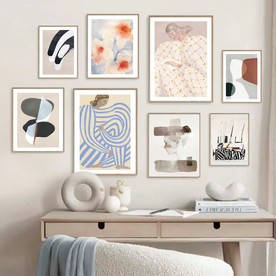Abstract Striped Flower Pajamas Girl Geometric LineCanvas Painting Nordic Posters Wall Art Prints Pictures Living Room Decor
Abstract Striped Flower Pajamas Girl Geometric LineCanvas Painting Nordic Posters Wall Art Prints Pictures Living Room Decor