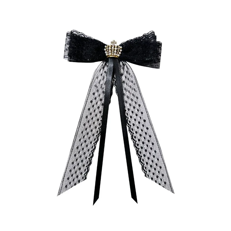 New Pearl Crown Brooches for Women Fabric Lace Bow Tie Female Shirt Brooch Pins Fashion Wedding Party Jewelry Accessories
New Pearl Crown Brooches for Women Fabric Lace Bow Tie Female Shirt Brooch Pins Fashion Wedding Party Jewelry Accessories