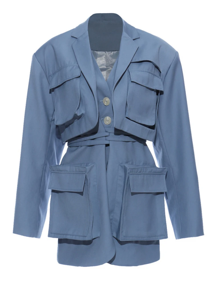 Blazers For Women 2022 Autumn Winter New Lapel Long Sleeve Solid Color Temperament Loose Coat Female
Blazers For Women 2022 Autumn Winter New Lapel Long Sleeve Solid Color Temperament Loose Coat Female