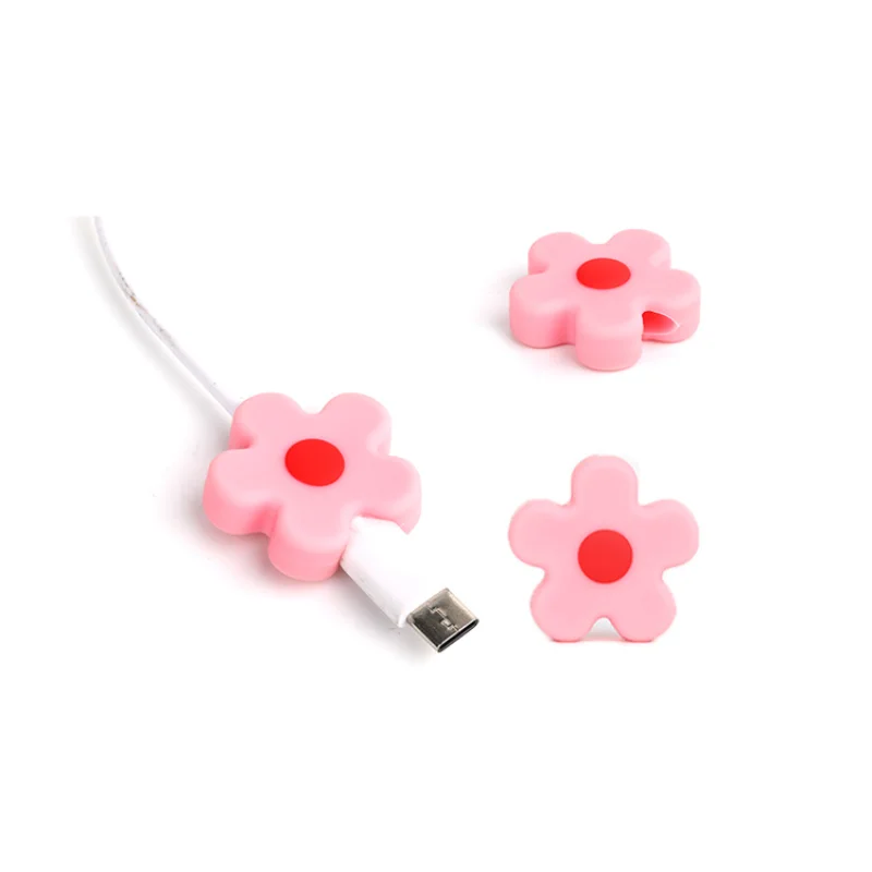 Small Flower Cable Protection Usb Protector Sleeve Anti-Break Silicone Organizer Cable Protector Home Office Accessories Desk
Small Flower Cable Protection Usb Protector Sleeve Anti-Break Silicone Organizer Cable Protector Home Office Accessories Desk