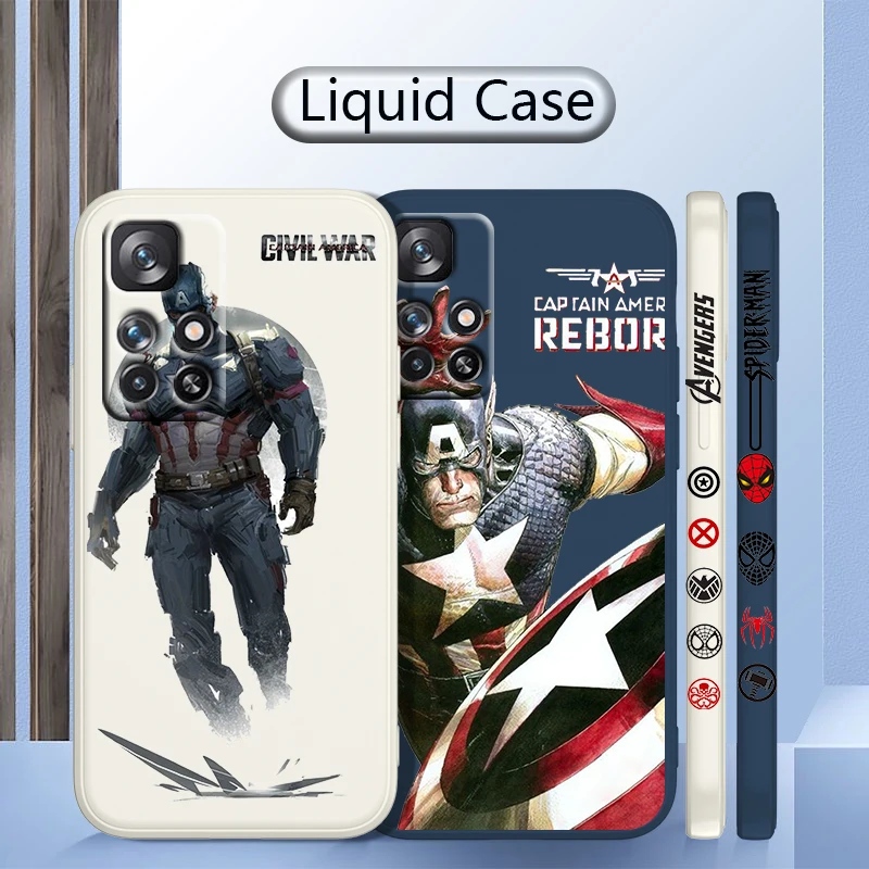 Superhero Captain America For Redmi K50 K40 K30 K20 10C X 9C AT A 8A 7A Gaming Pro Plus Liquid Left Rope Silicone Phone Case
Superhero Captain America For Redmi K50 K40 K30 K20 10C X 9C AT A 8A 7A Gaming Pro Plus Liquid Left Rope Silicone Phone Case