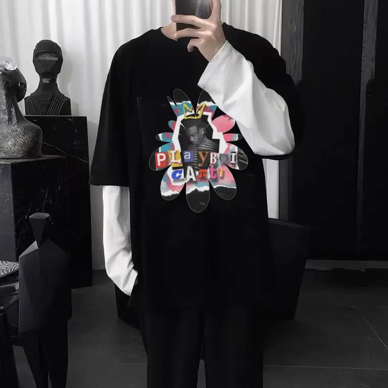 Hip Hop Rap Playboi Carti Portrait Graphic Aesthetics Tshirt FASHION Men's Tees Short Sleeve Men Women Harajuku Cotton T Shirts 
Hip Hop Rap Playboi Carti Portrait Graphic Aesthetics Tshirt FASHION Men's Tees Short Sleeve Men Women Harajuku Cotton T Shirts