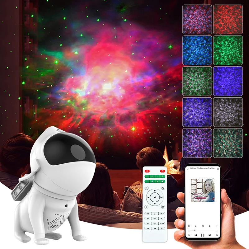 Новейший выпуск 2022, светильник для спальни Ausyle Space Dog Galaxy Star Projector, ночник с приложением Nebula, домашние светильники для детей, подарки
Новейший выпуск 2022, светильник для спальни Ausyle Space Dog Galaxy Star Projector, ночник с приложением Nebula, домашние светильники для детей, подарки